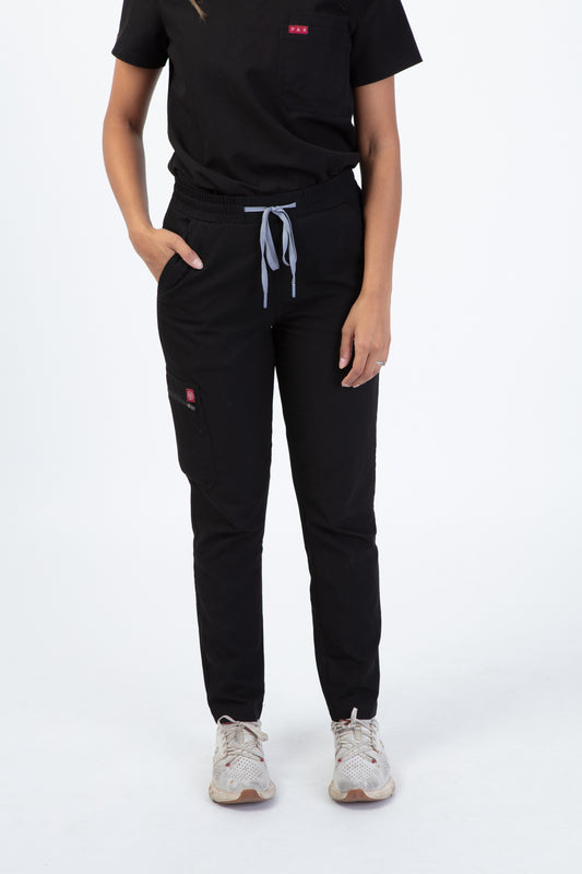 Black Sequi Women Scrubs Bottom