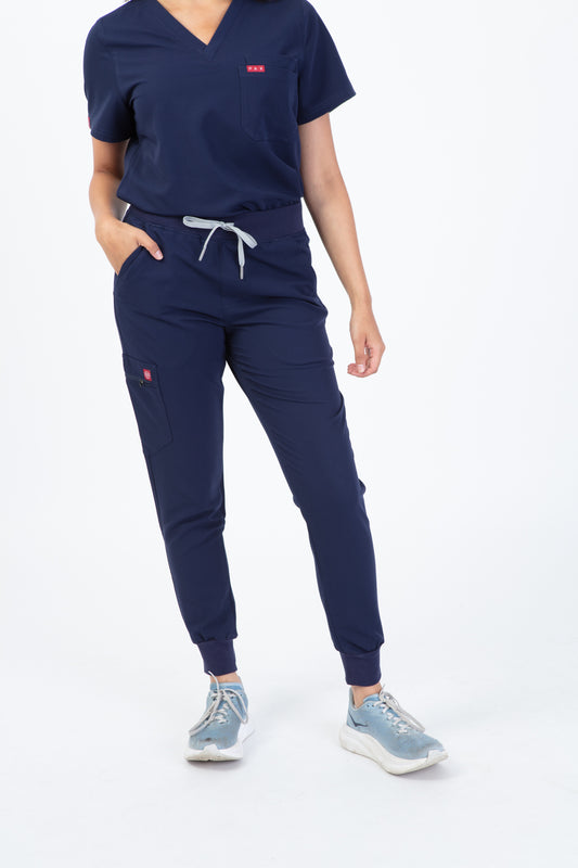 Navy Velox Women Scrubs Bottom