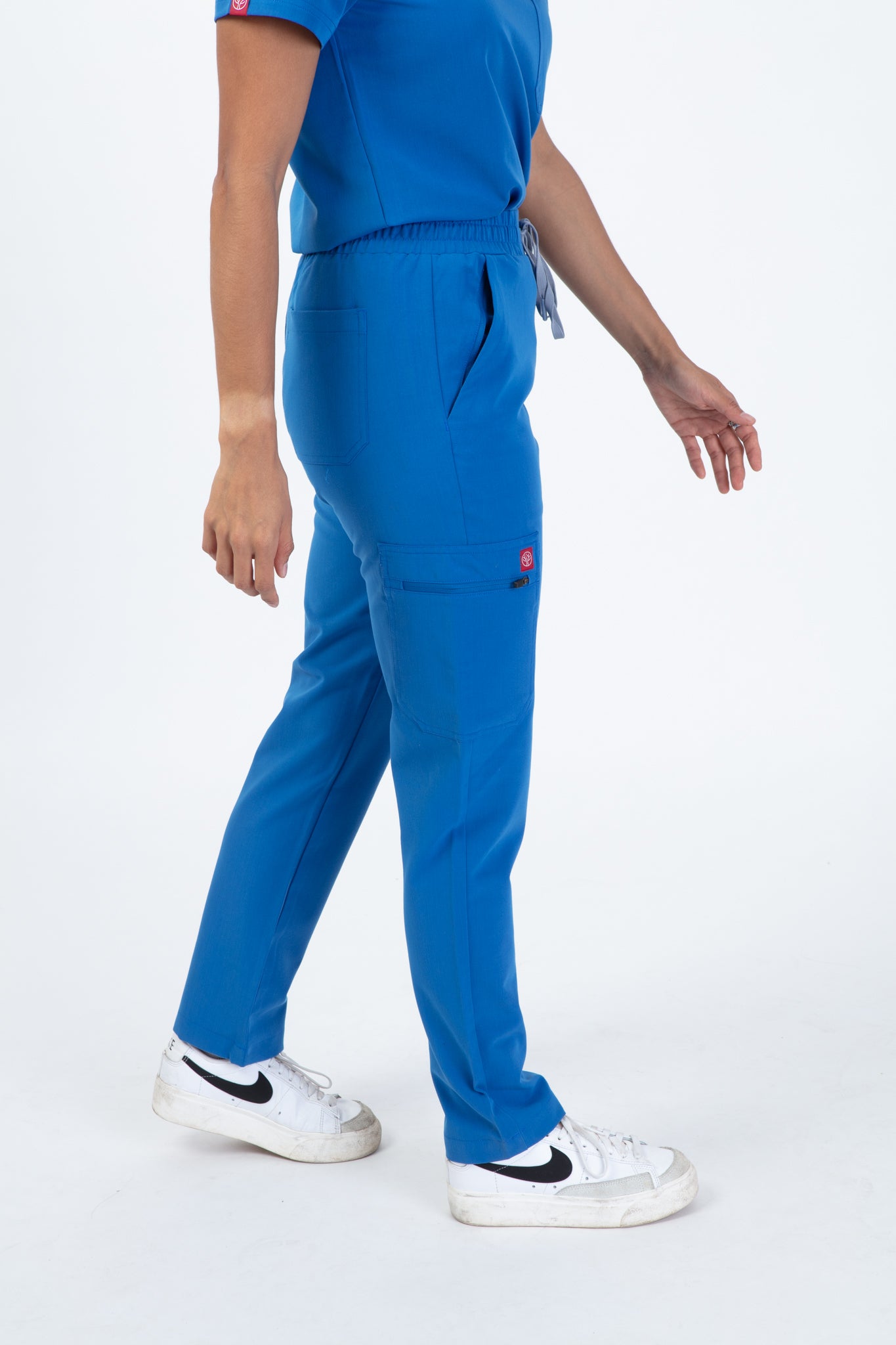 Royal Blue Sequi Women Scrubs Bottom