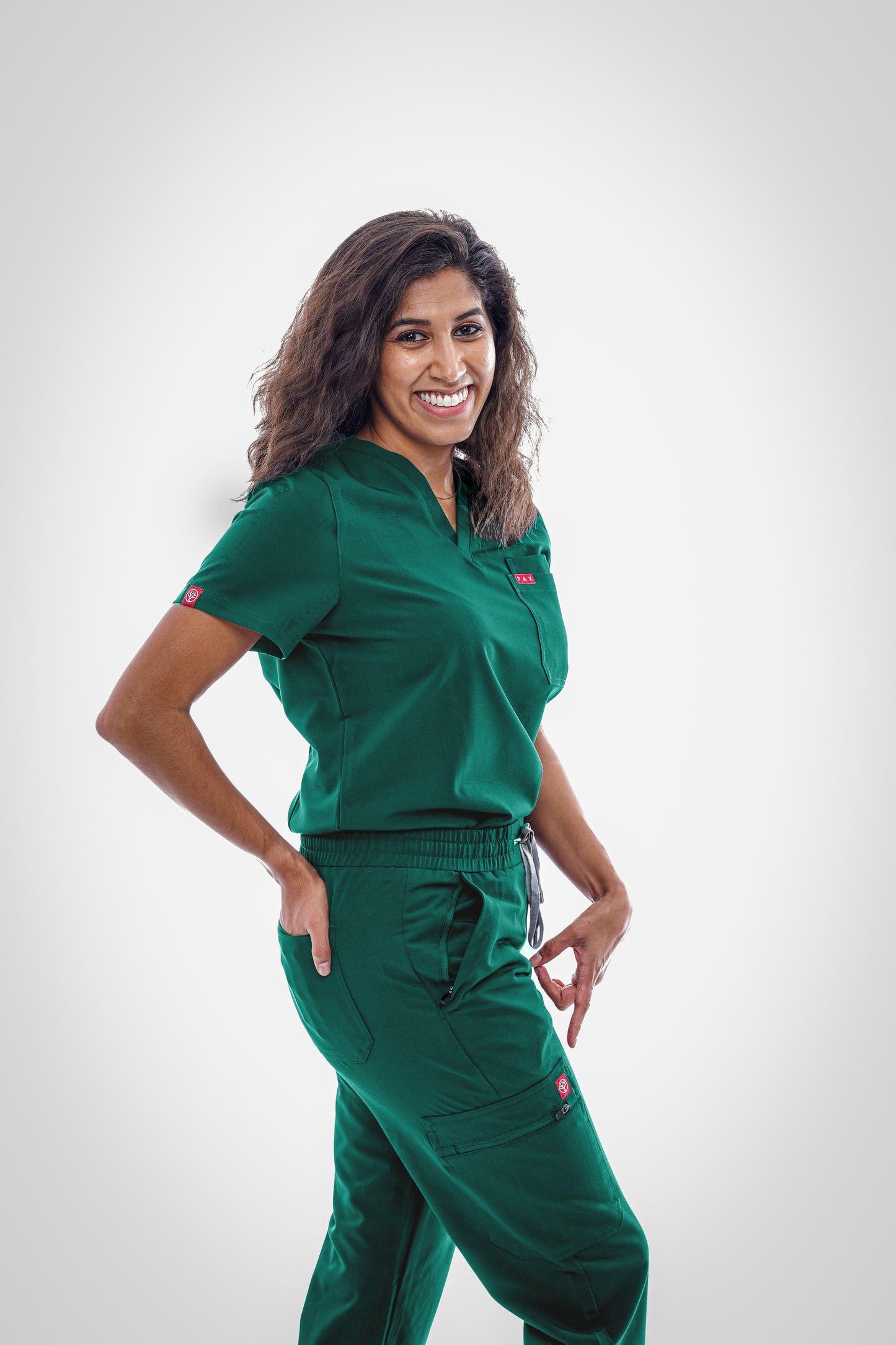 Green Sequi Women Scrubs Bottom