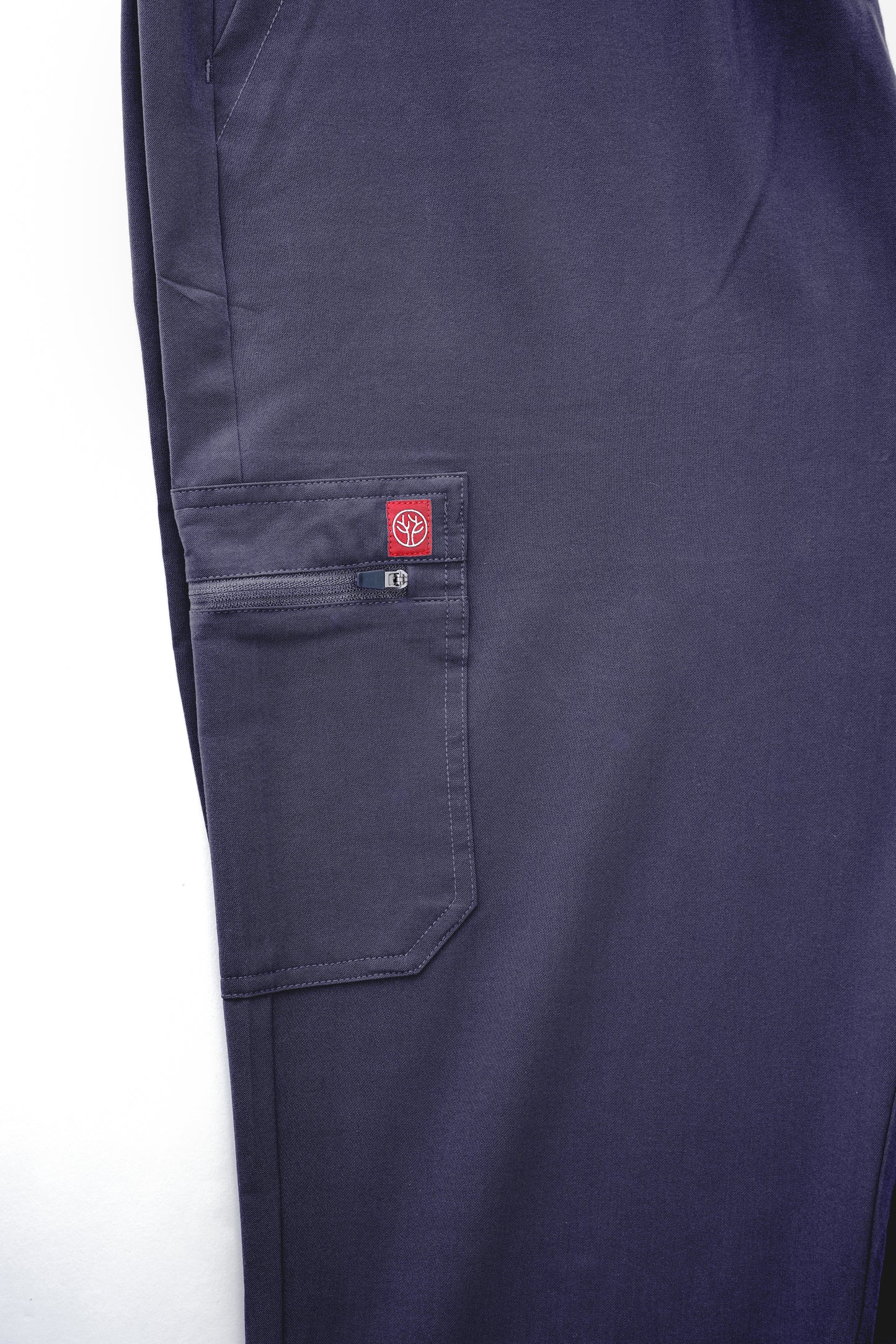 Grey Sequi Women Scrubs Set