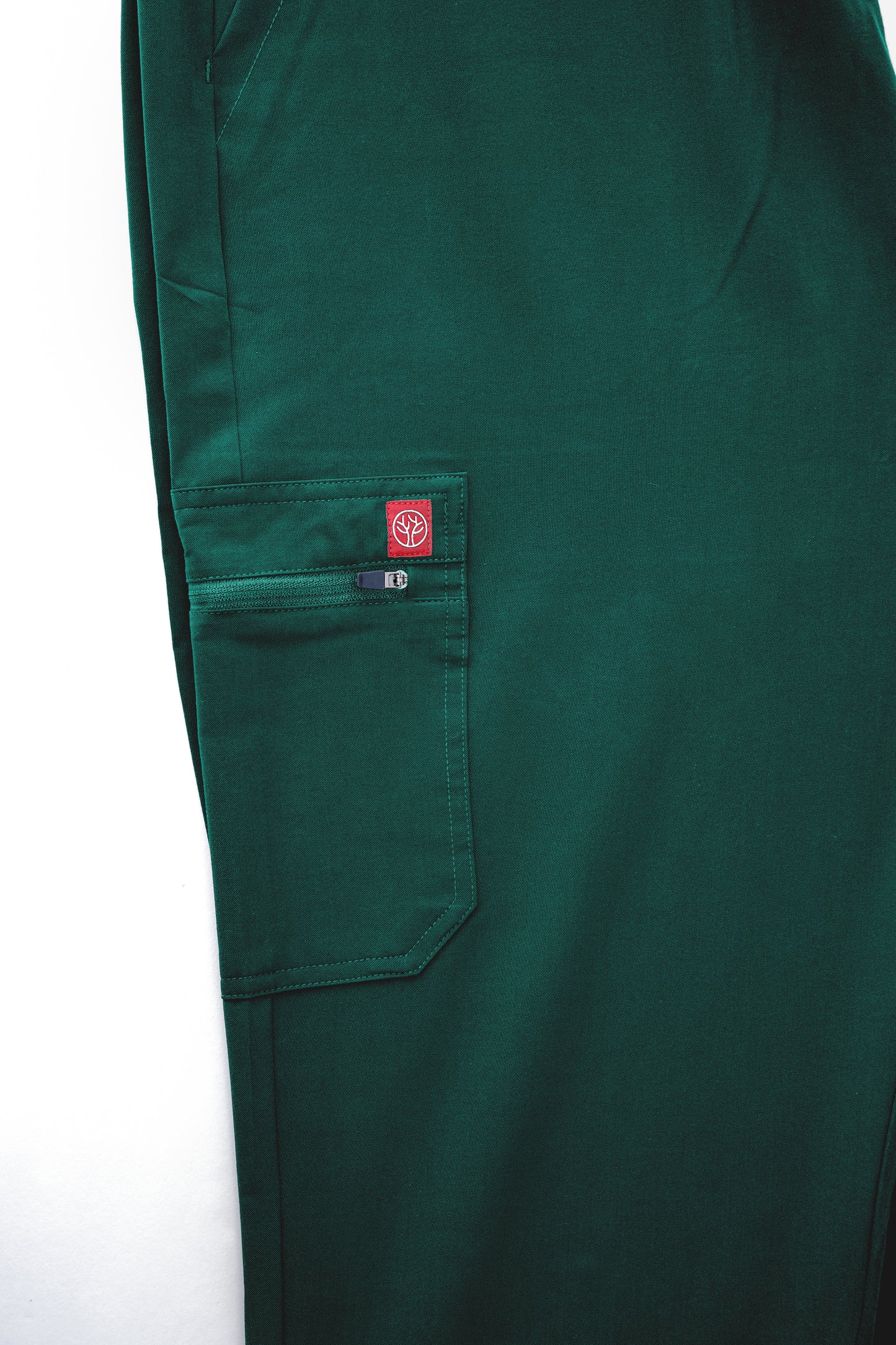 Green Sequi Women Scrubs Set