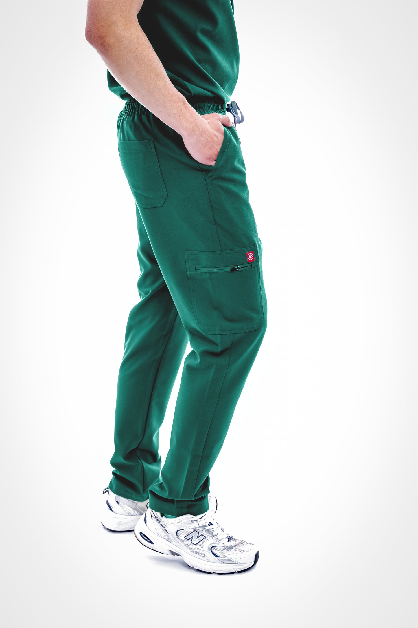 Green Sequi Men Scrubs Bottom