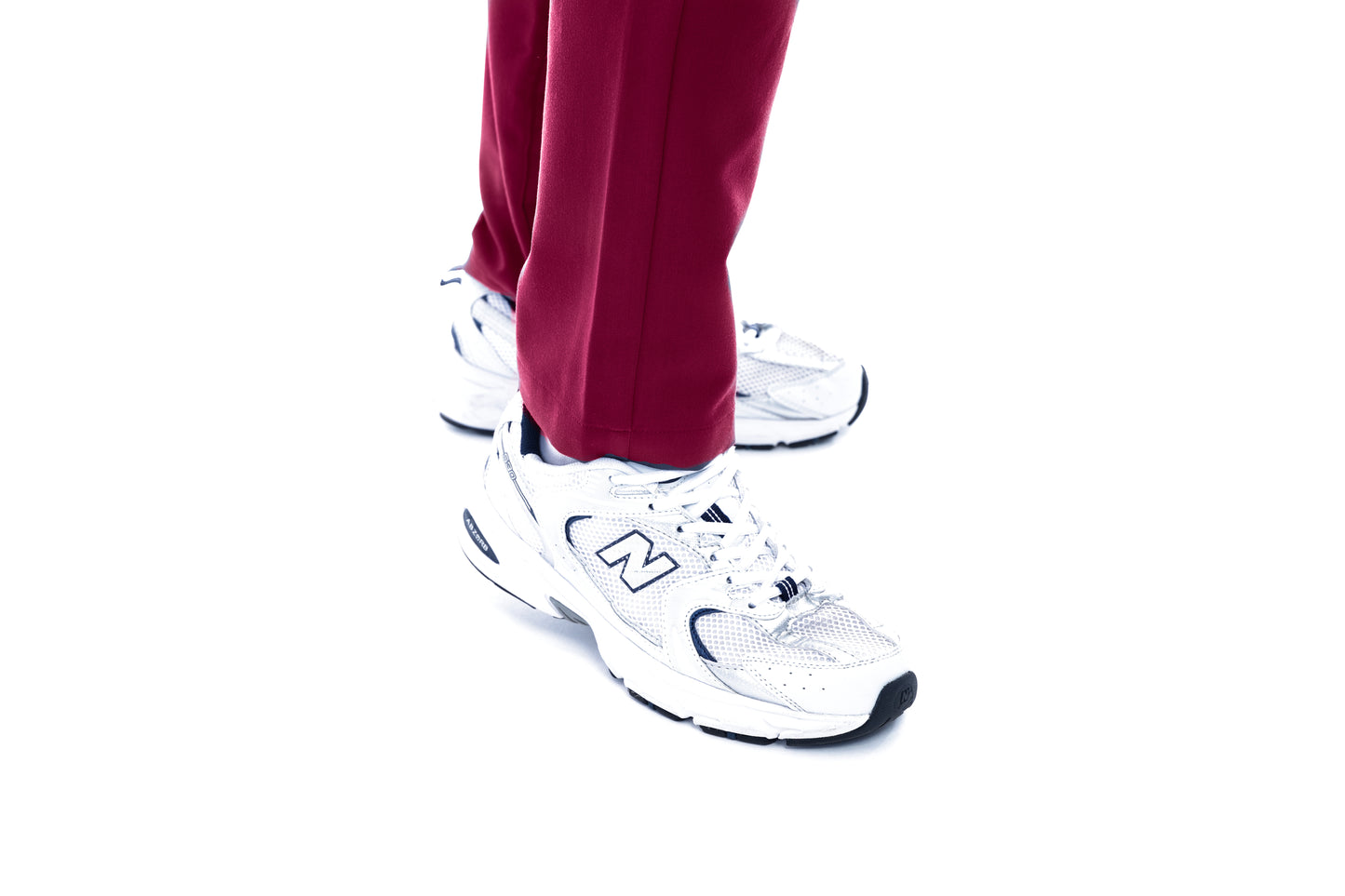 Burgundy Sequi Men Scrubs Bottom