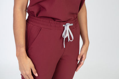 Burgundy Sequi Women Set