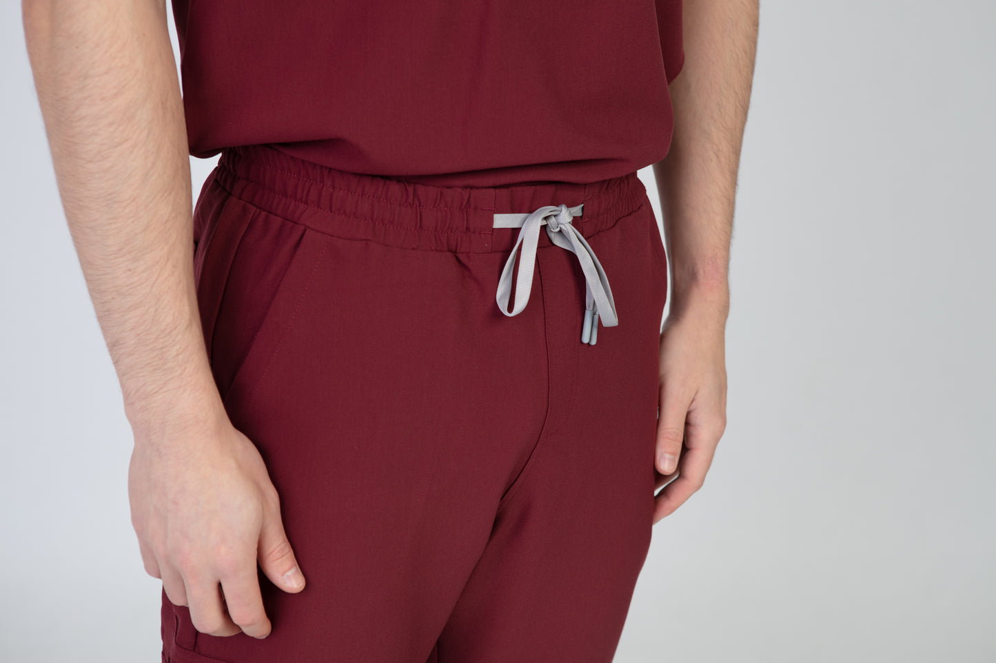 Burgundy Sequi Set - Men