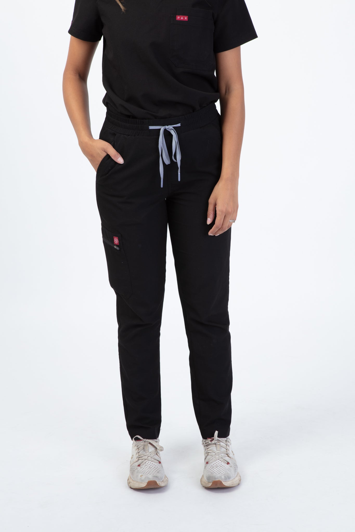 Black Sequi Women Scrubs Bottom