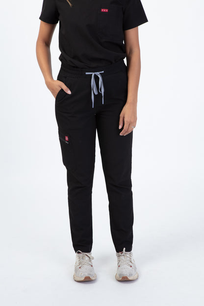 Black Sequi Women Scrubs Bottom