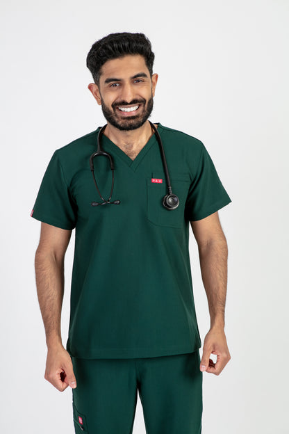 Sequi Two-Pocket Scrub Top