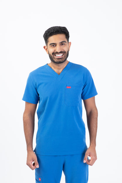 Royal Blue Sequi Set - Men