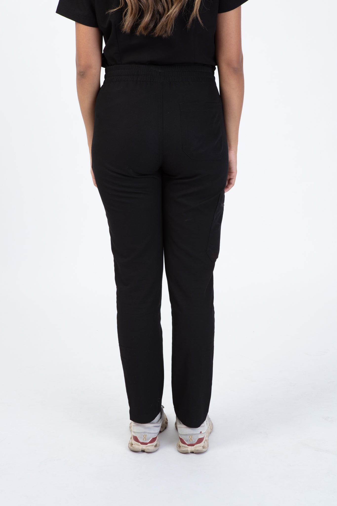 Black Sequi Women Scrubs Bottom