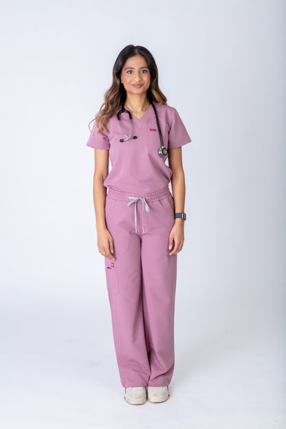Luma Wide Leg Scrub Set