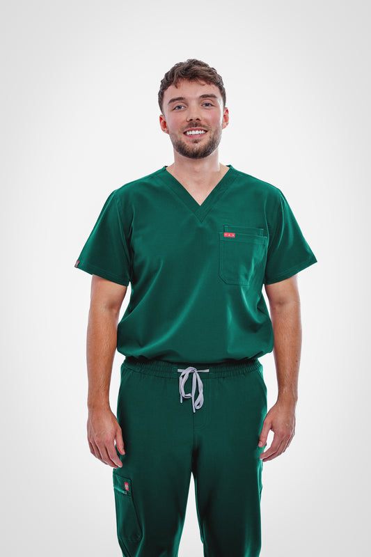 Sequi Mens Green Scrubs Set