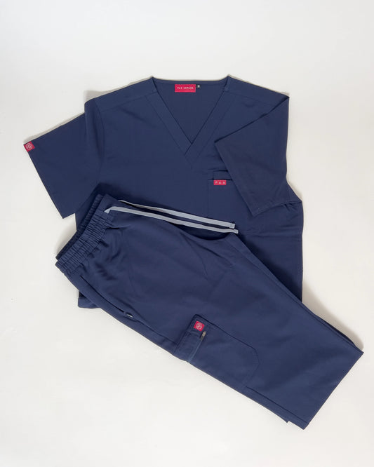 Primus Mens Navy Scrubs Set