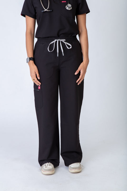 Black Luma Scrub Bottom 1