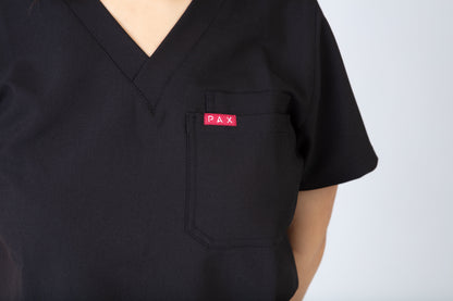 Black Luma Scrub Top 4