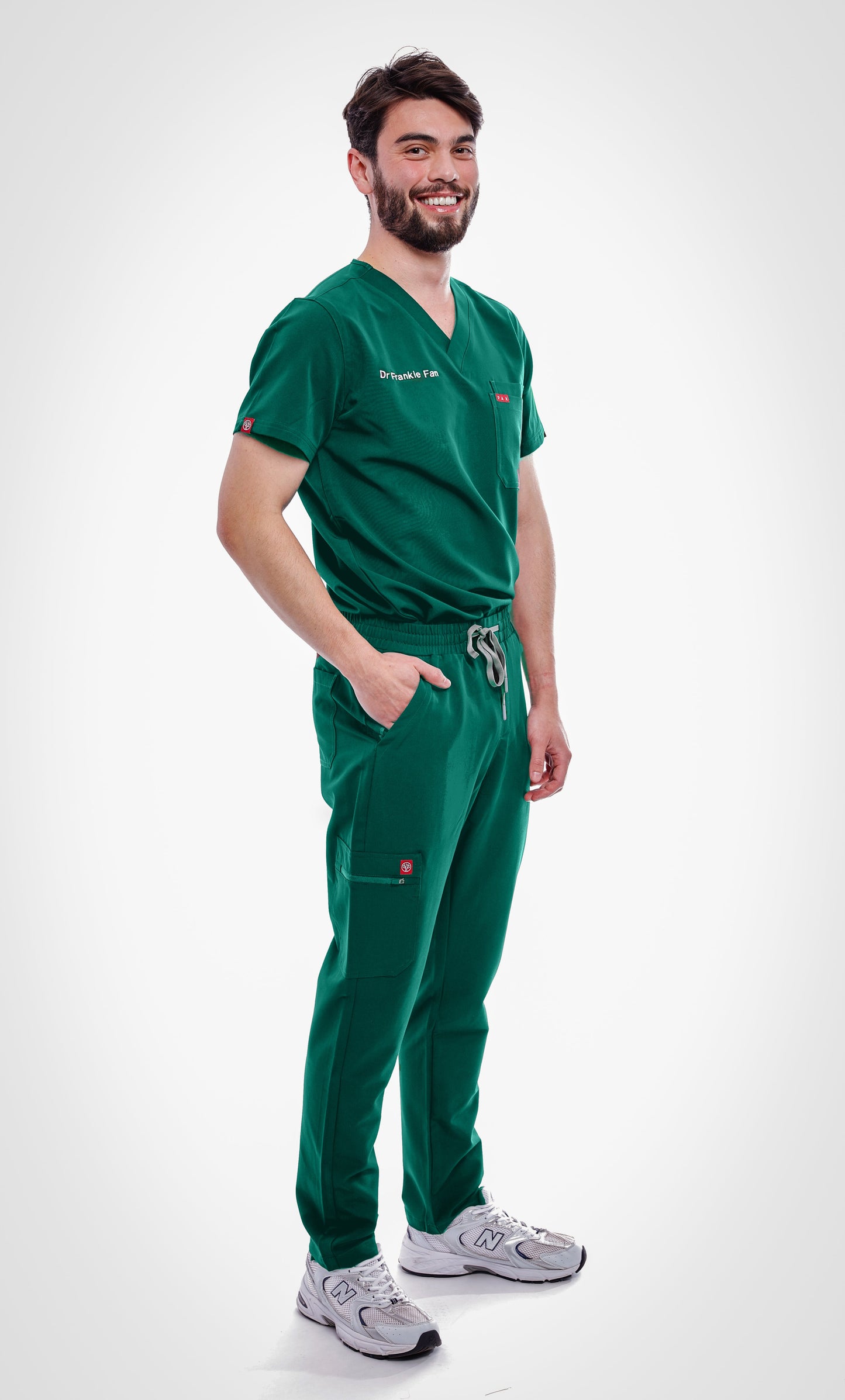 Green Sequi Scrub Bottom 2