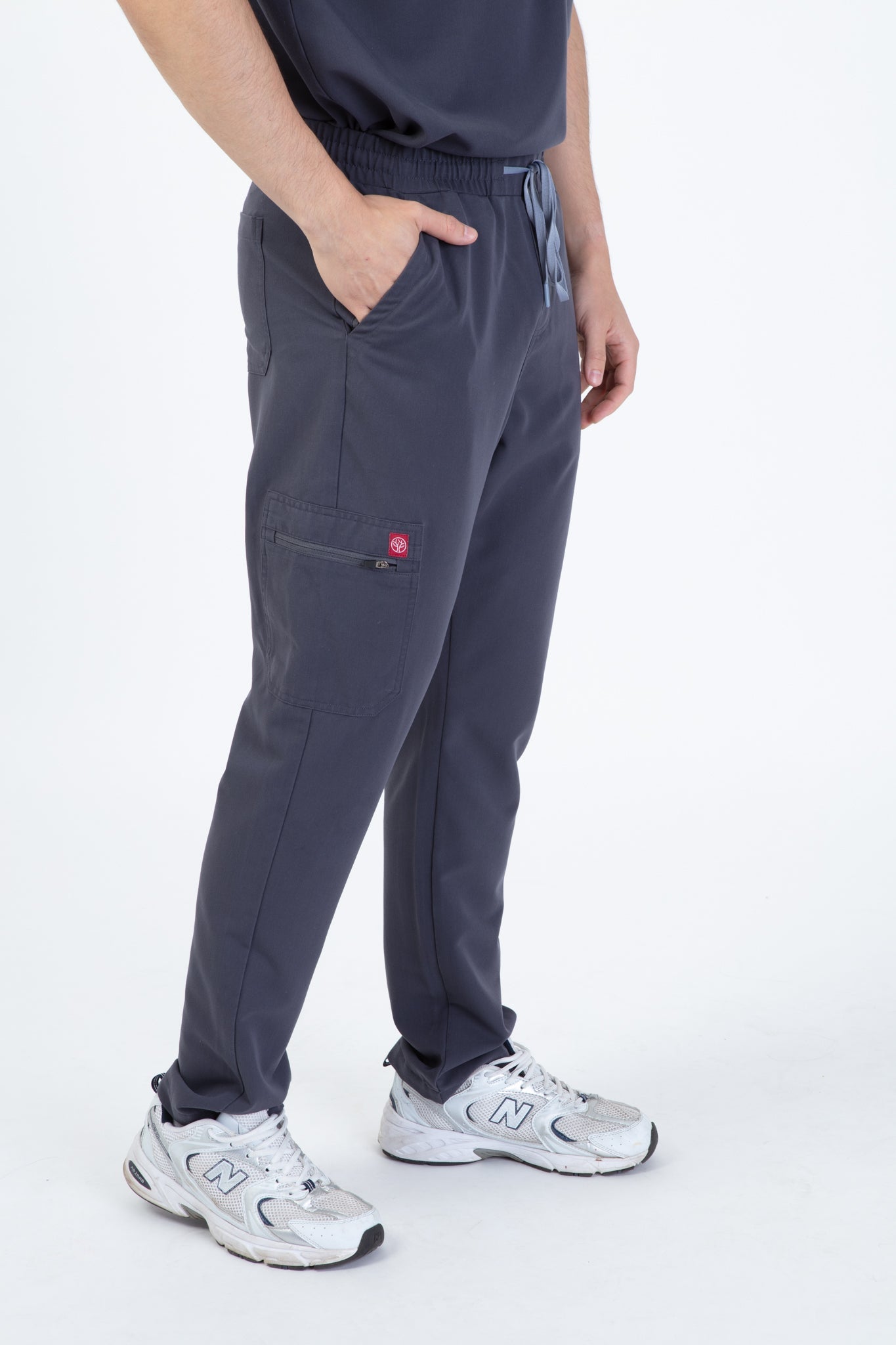 Grey Sequi Scrub Bottom 3