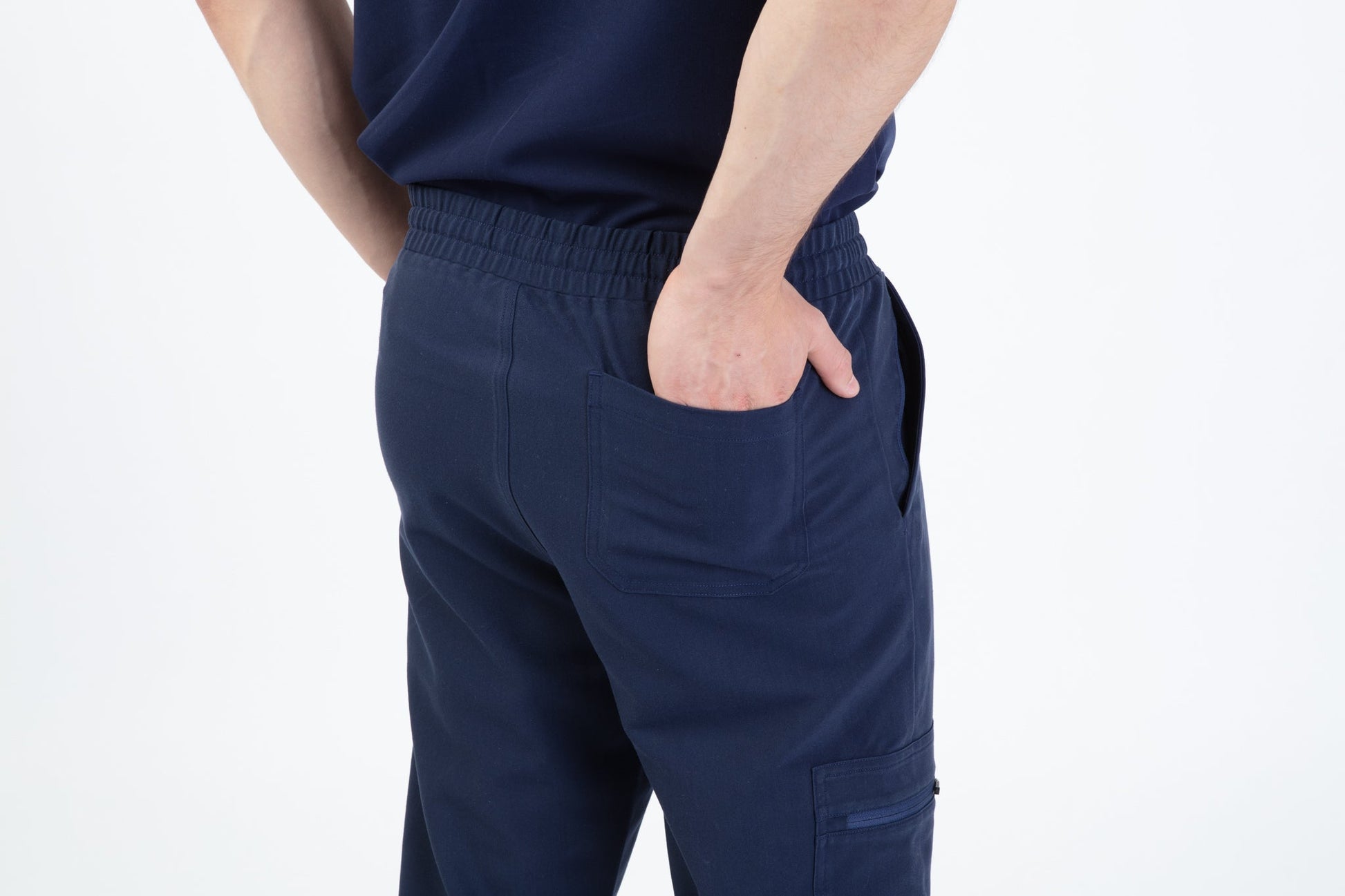 Navy Sequi Scrub Bottom