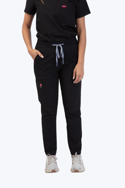 Black Sequi Scrub Bottom 1