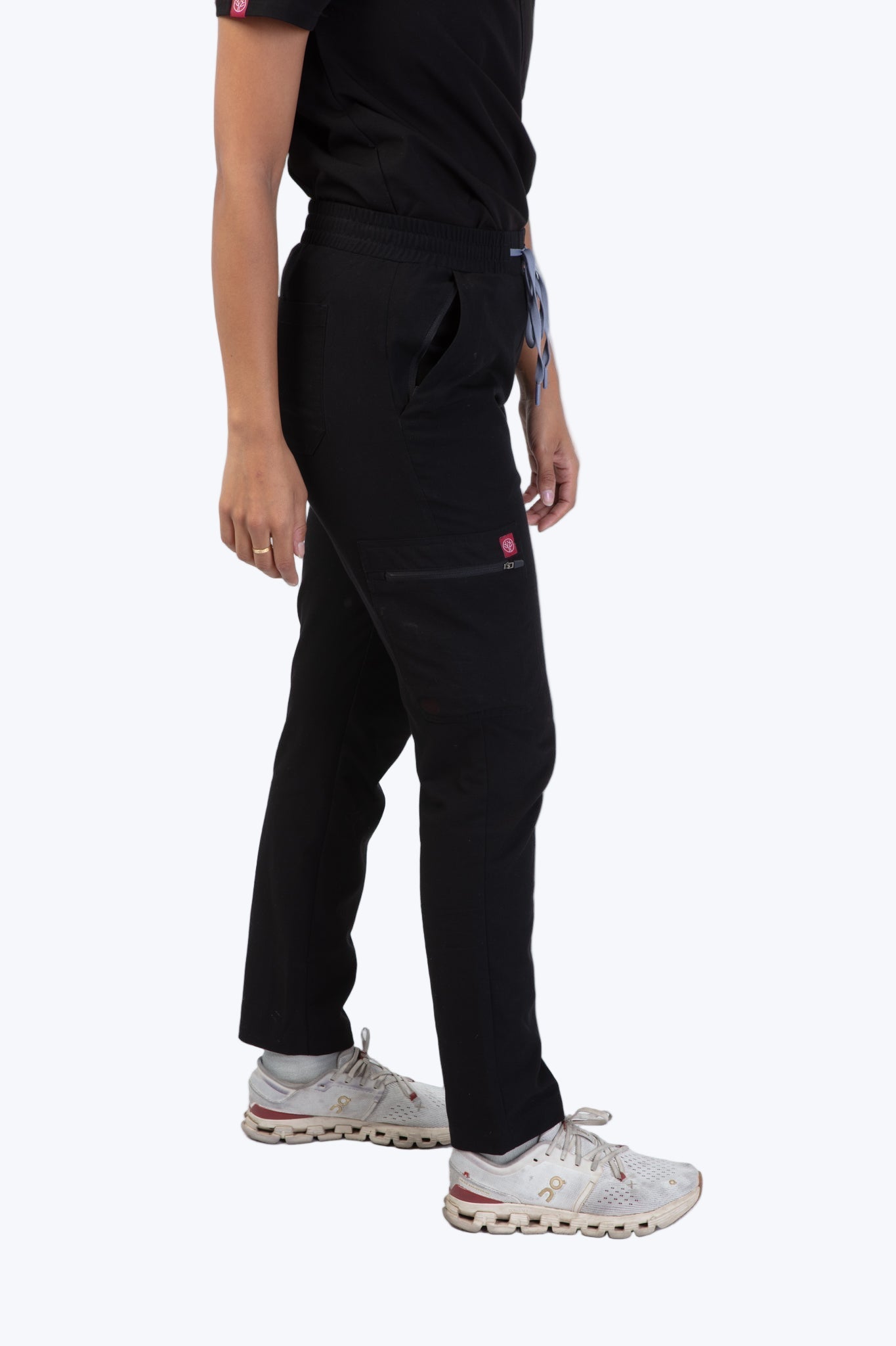Black Sequi Scrub Bottom 3