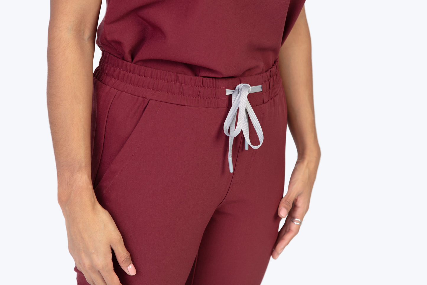 Burgundy Sequi Scrub Bottom 6