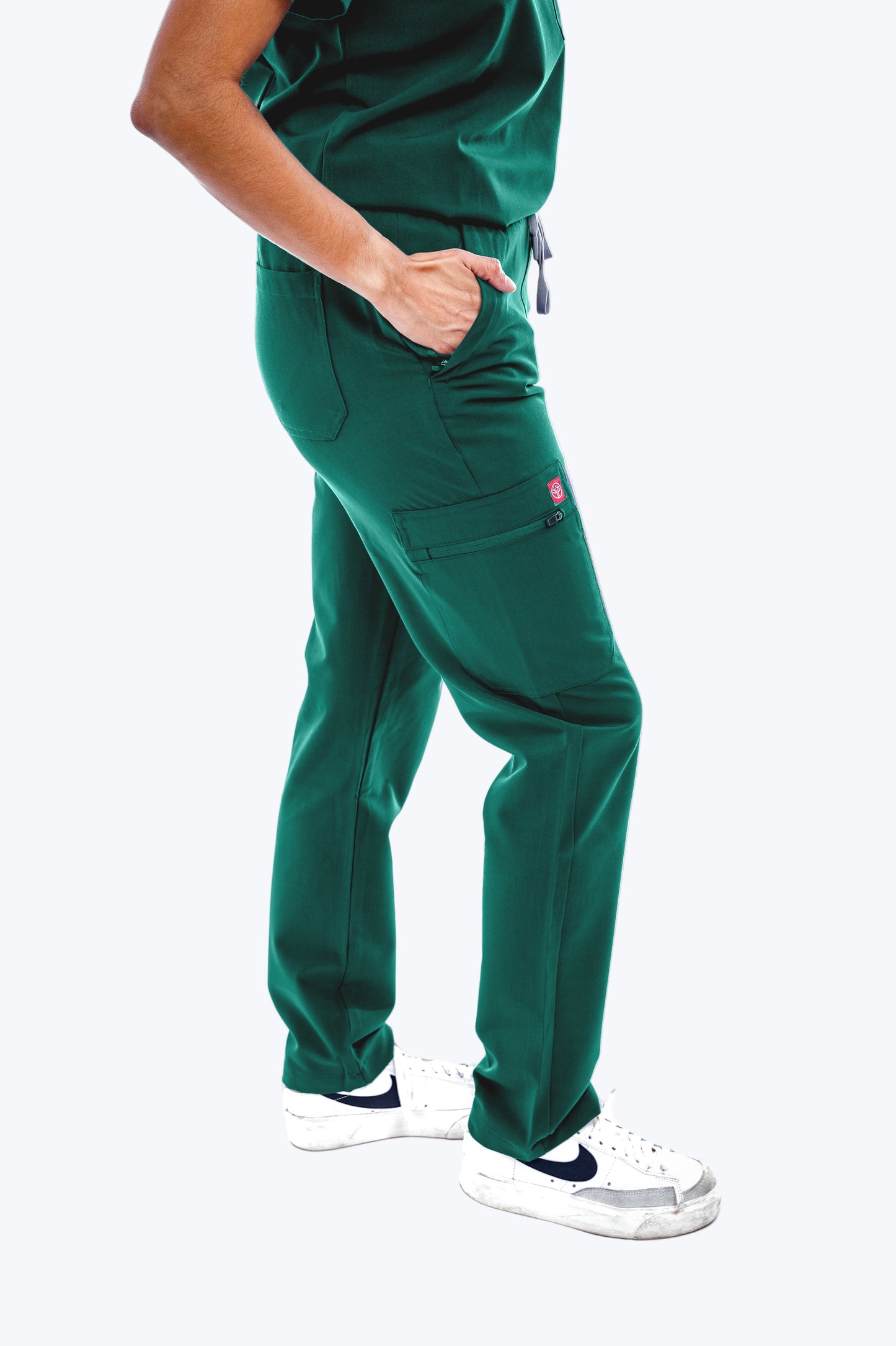 Green Sequi Scrub Bottom 1