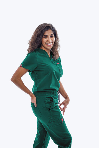 Green Sequi Scrub Bottom 3