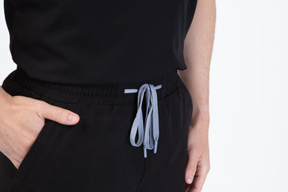 Black Sequi Set - Men