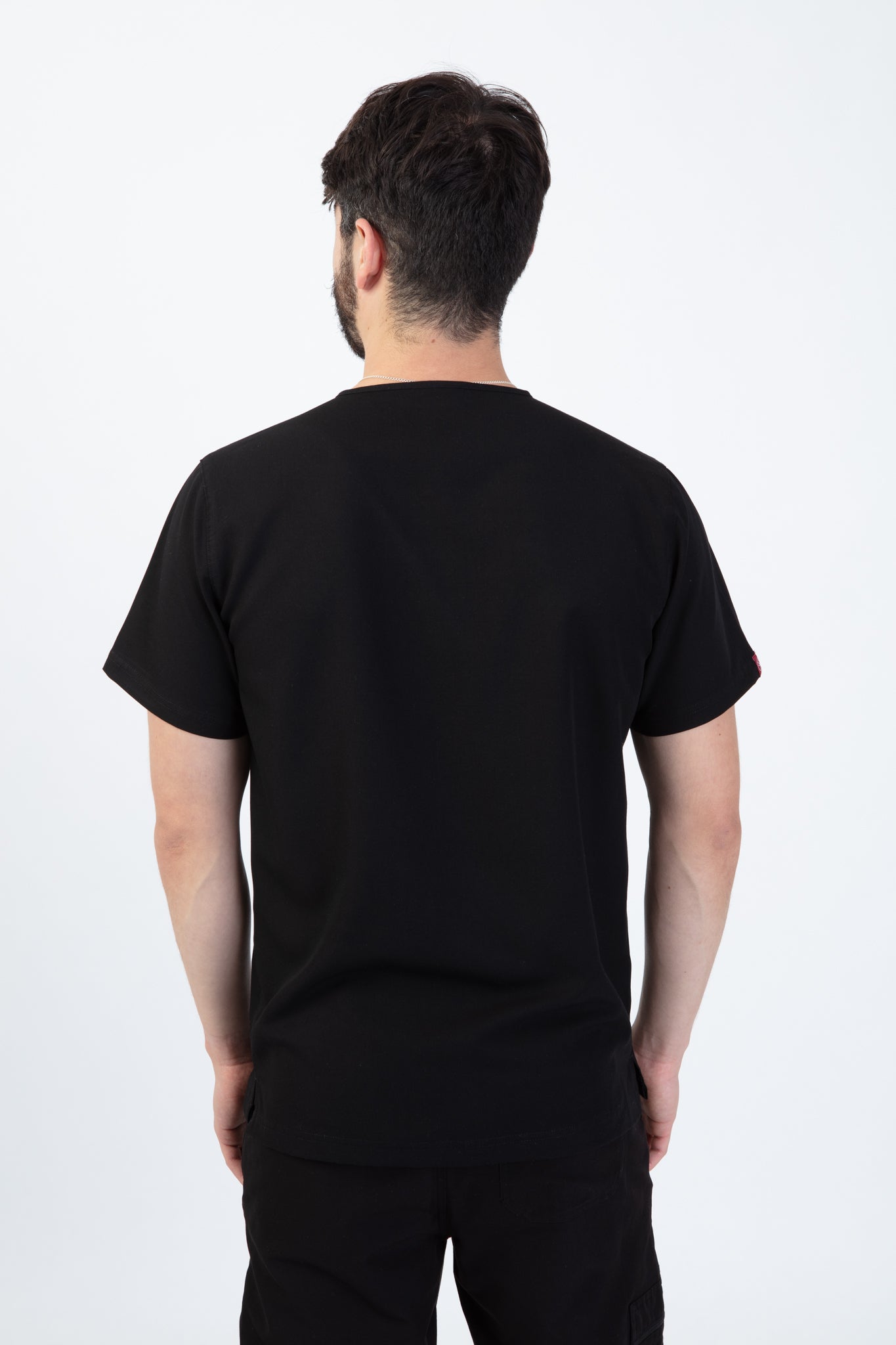 Black Sequi Scrub Top 4