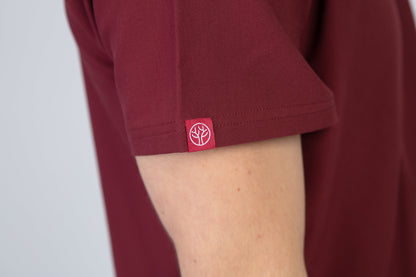 Burgundy Sequi Scrub Top 6