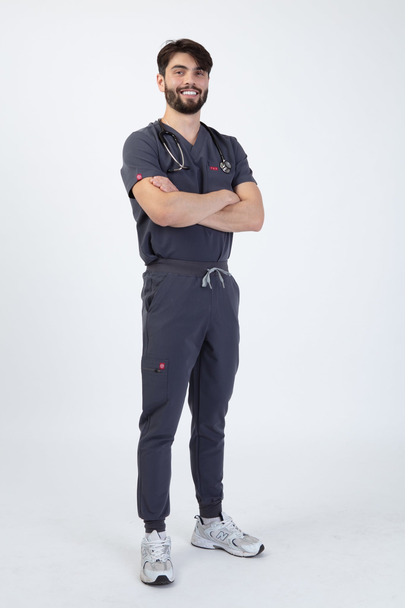 Grey Velox Scrub Bottom 2