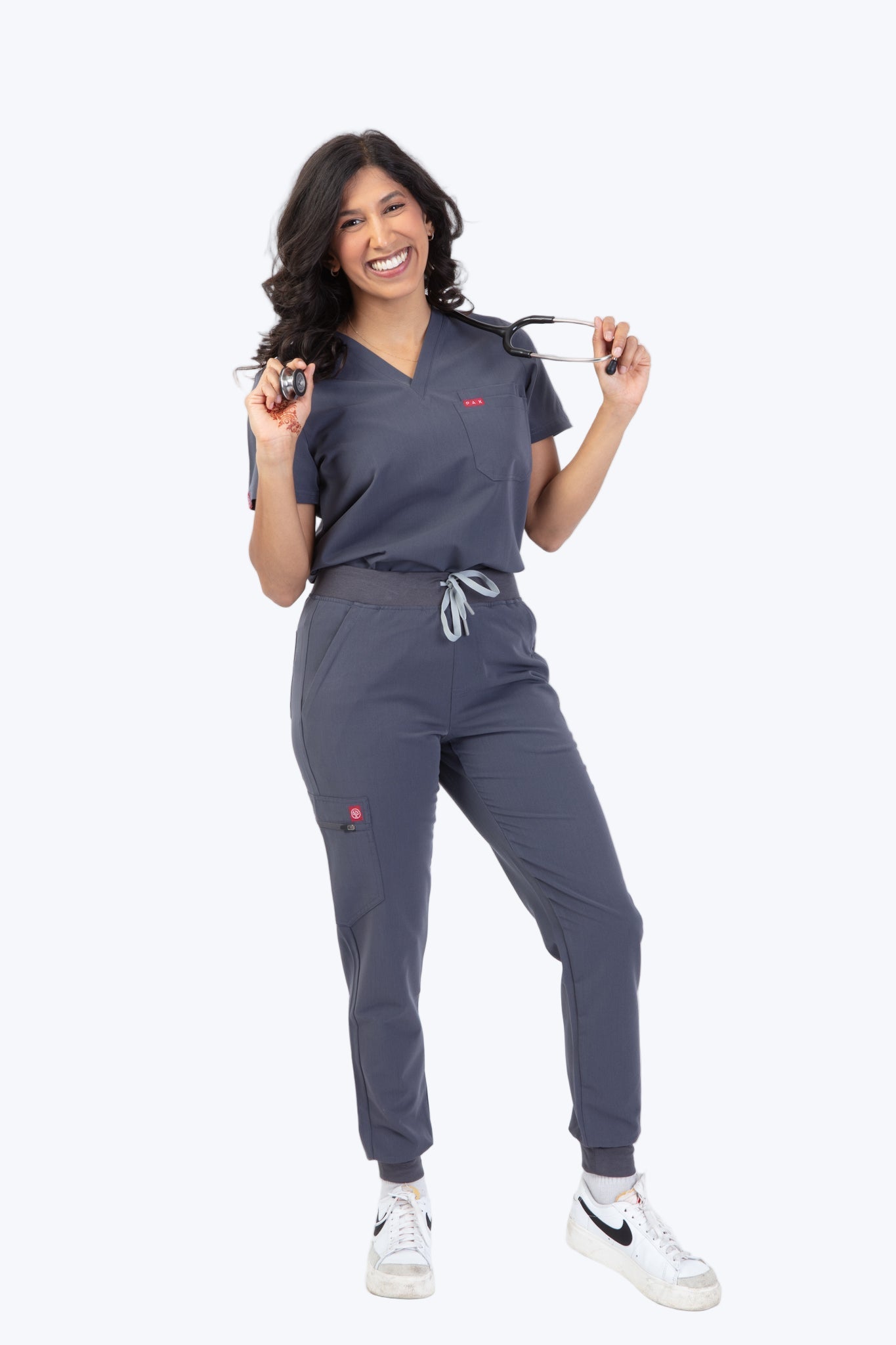 Grey Velox Scrub Bottom 2