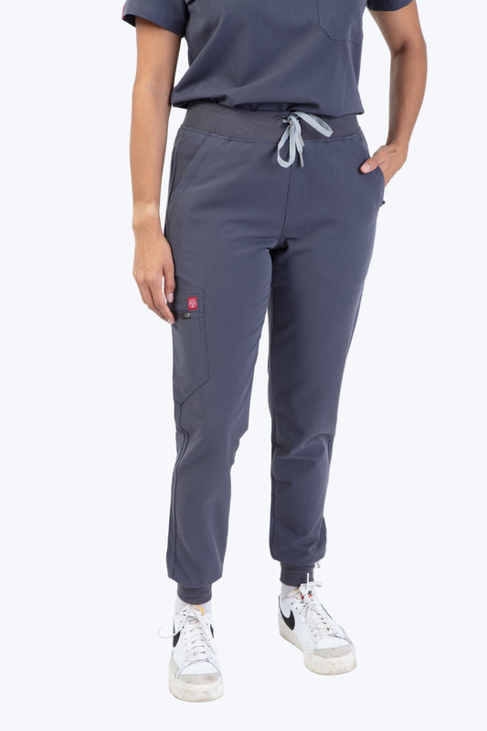 Grey Velox Scrub Bottom 1
