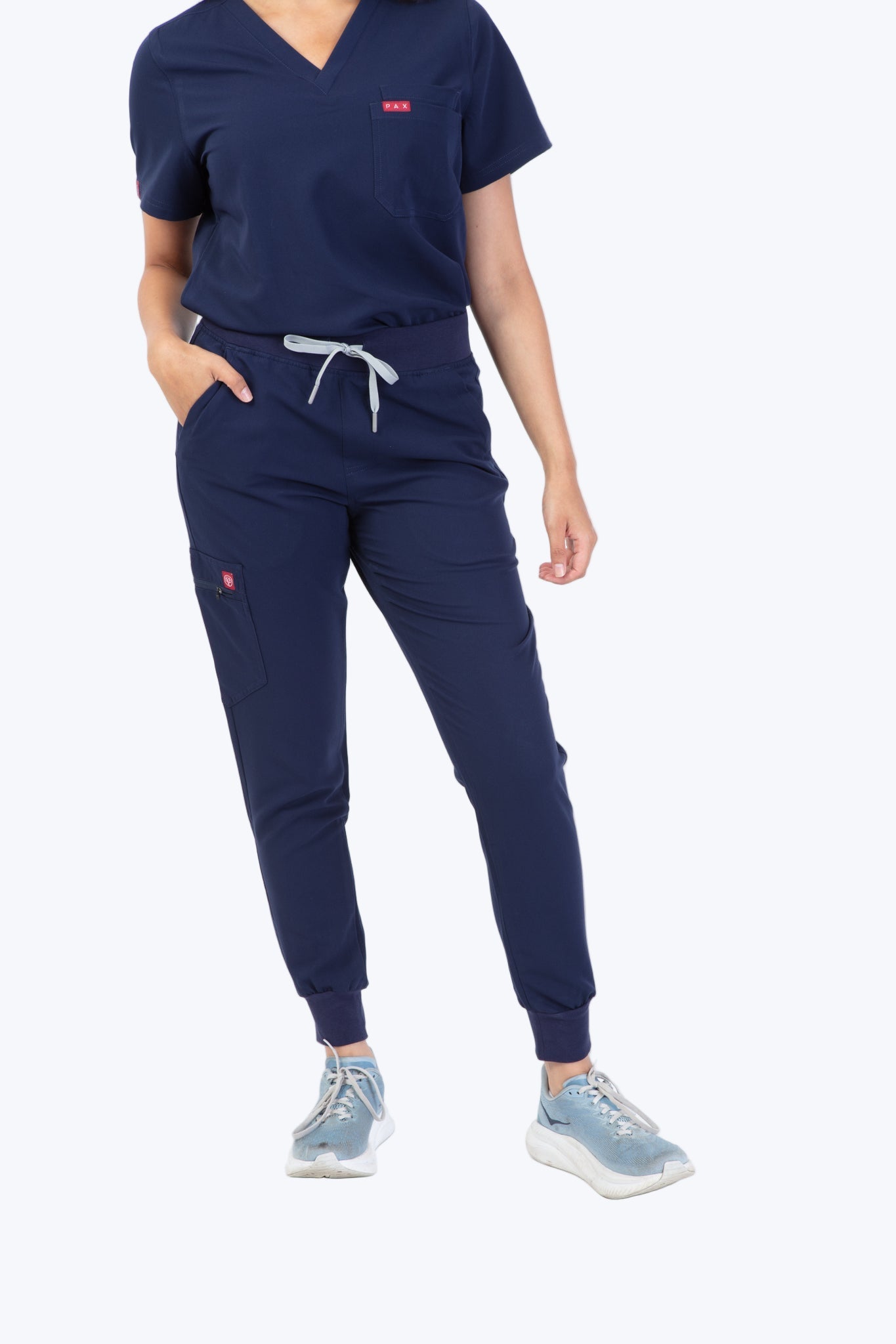 Navy Velox Scrub Bottom 1