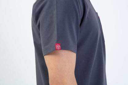 Grey Velox Scrub Top 5