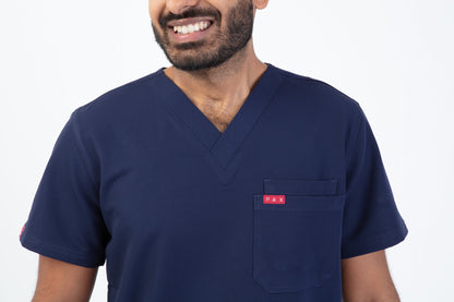 Navy Velox Scrub Top 6