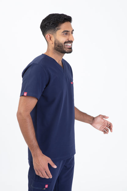 Navy Velox Scrub Top 3