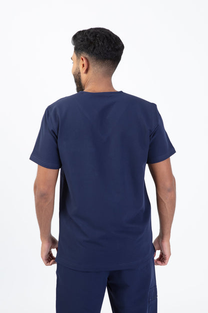 Navy Velox Scrub Top 4