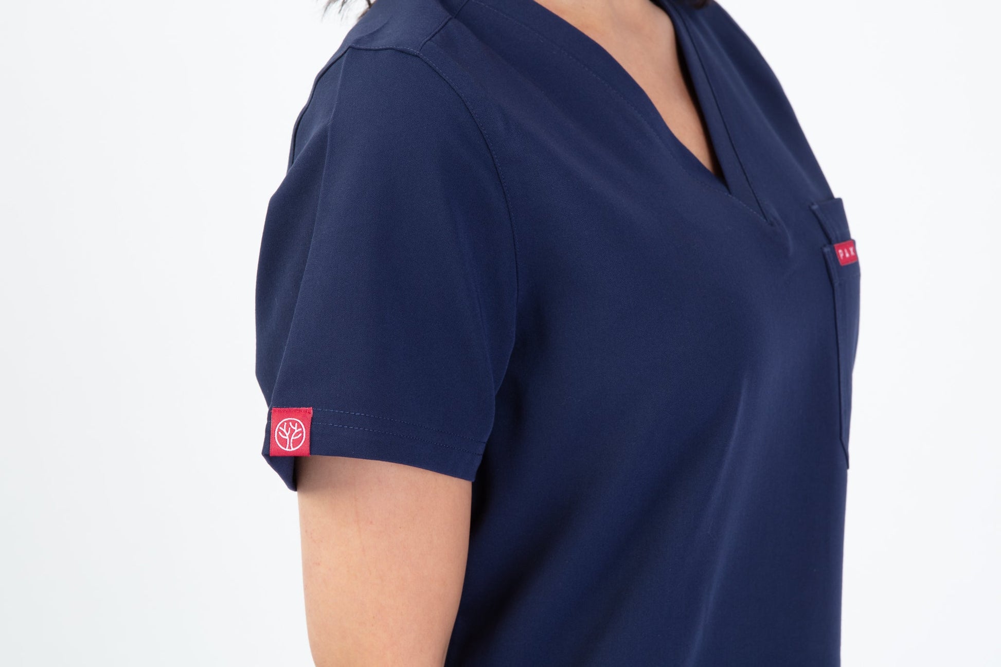 Navy Velox Scrub Top 6