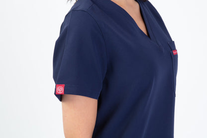 Navy Velox Scrub Top 6