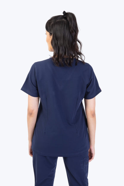 Navy Velox Scrub Top 4
